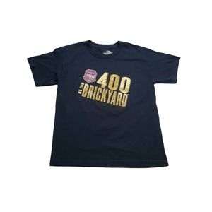 Brickyard 400 T-Shirt Size YL Double Sided Nascar Racing Crown Royal 2015 Mens